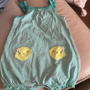 Carters baby romper new without tags